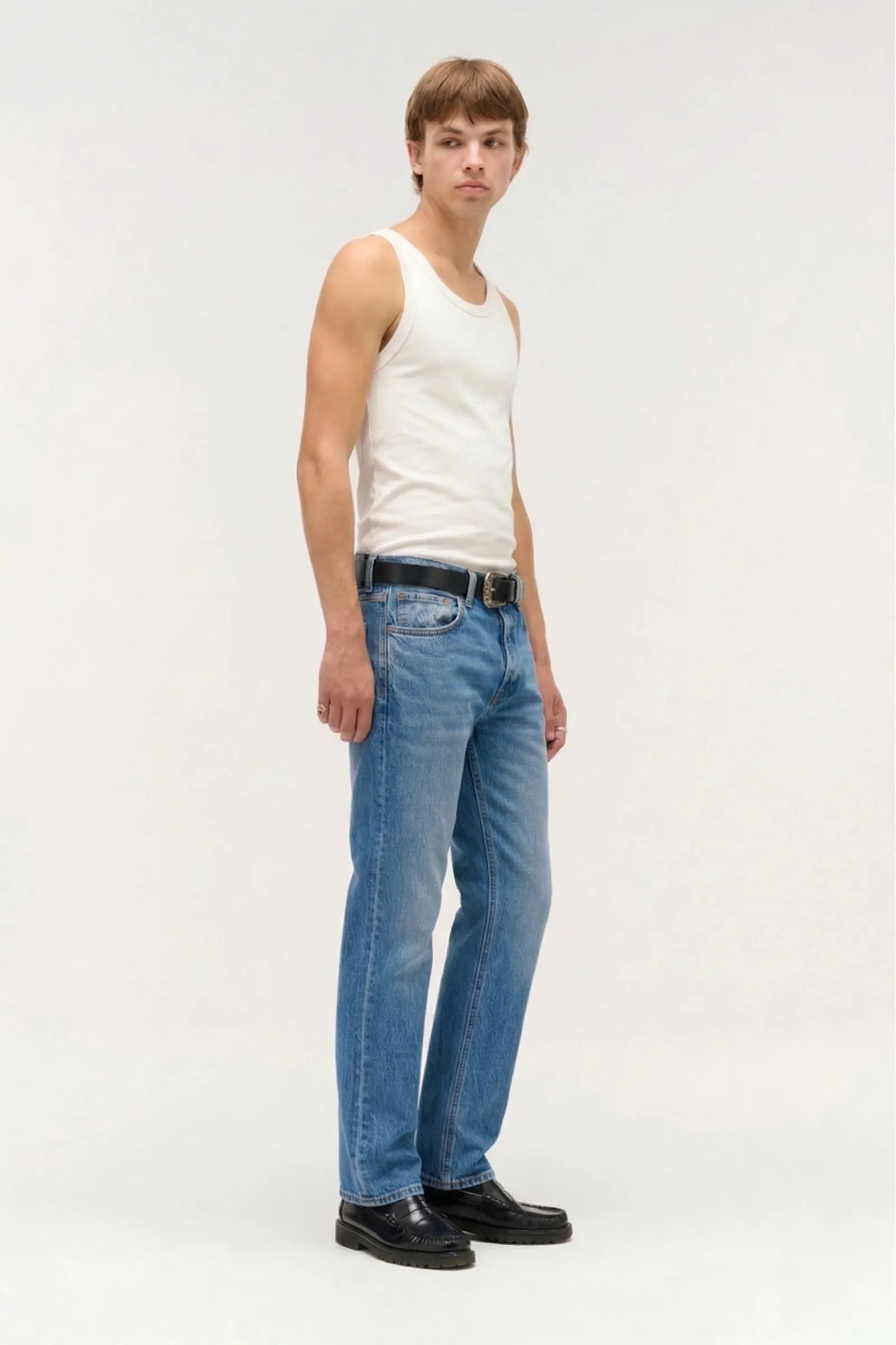 NEUW Ray Straight Temper - Denim Mid Blue
