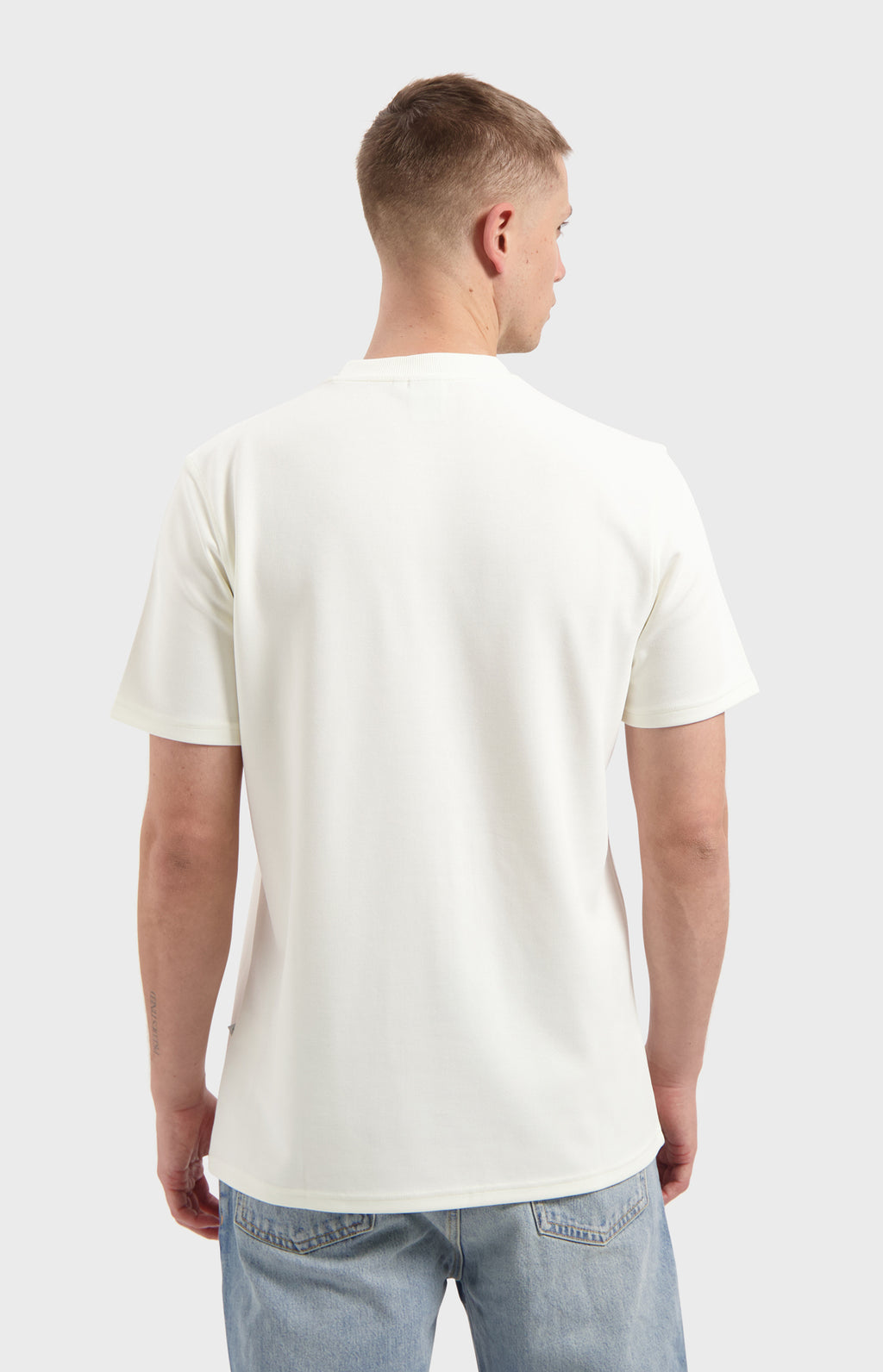 LAW OF THE SEA Outcrop Basic Tee - Coconut Milk