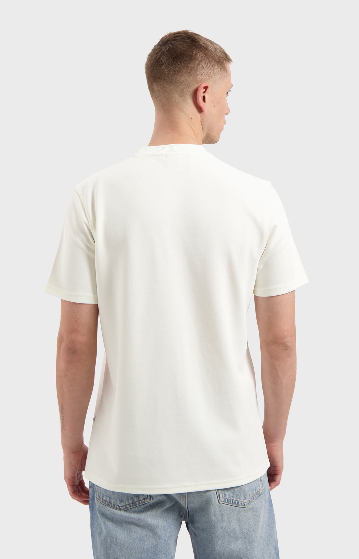 LAW OF THE SEA Outcrop Basic Tee - Coconut Milk