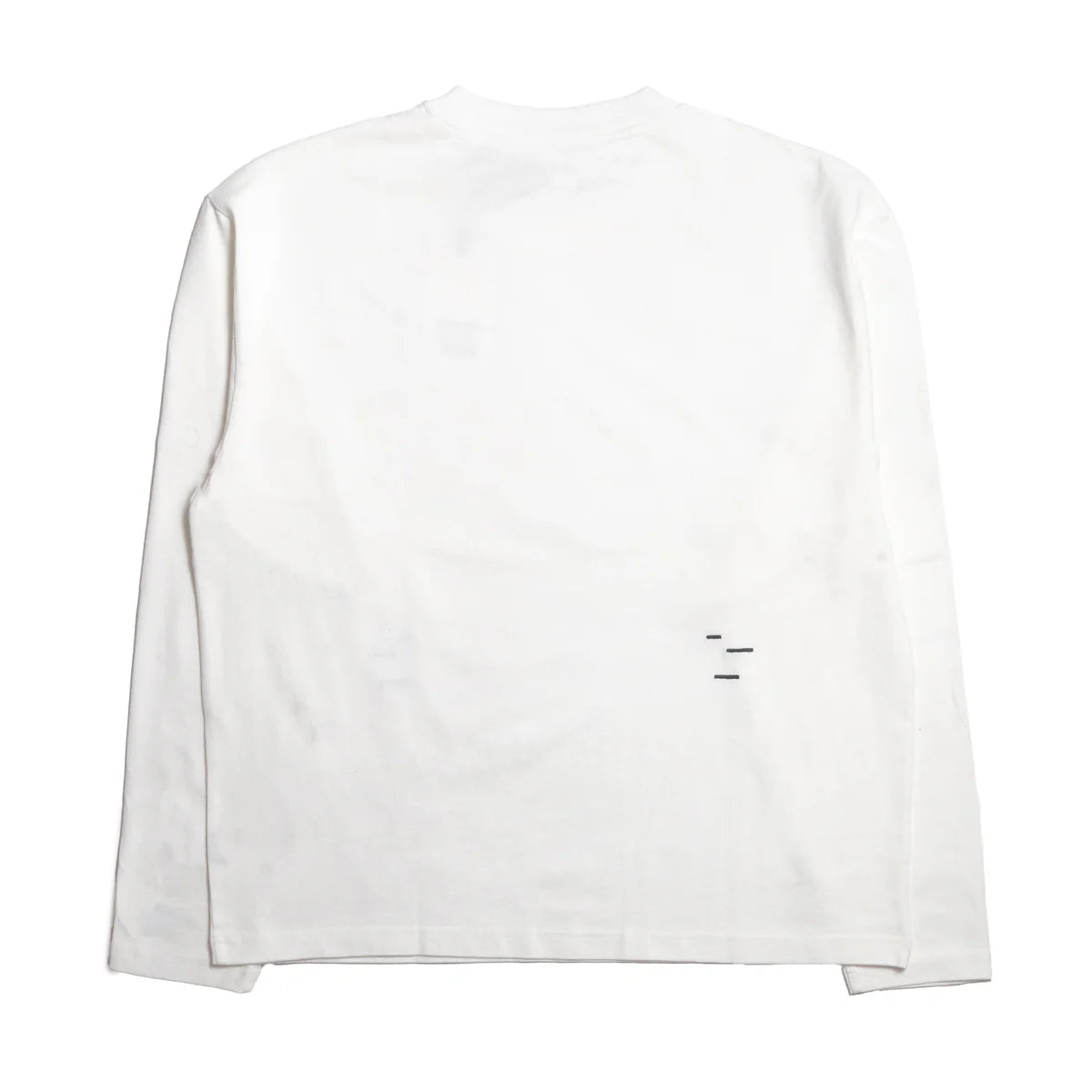 The Savage Report Logo bar long sleeve - Off White