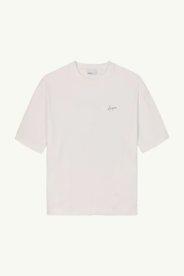 AMPÈRE August Interlock Tee - White