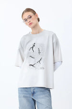 WON HUNDRED Houston Run T-Shirt - Nimbus Cloud – afbeelding 5