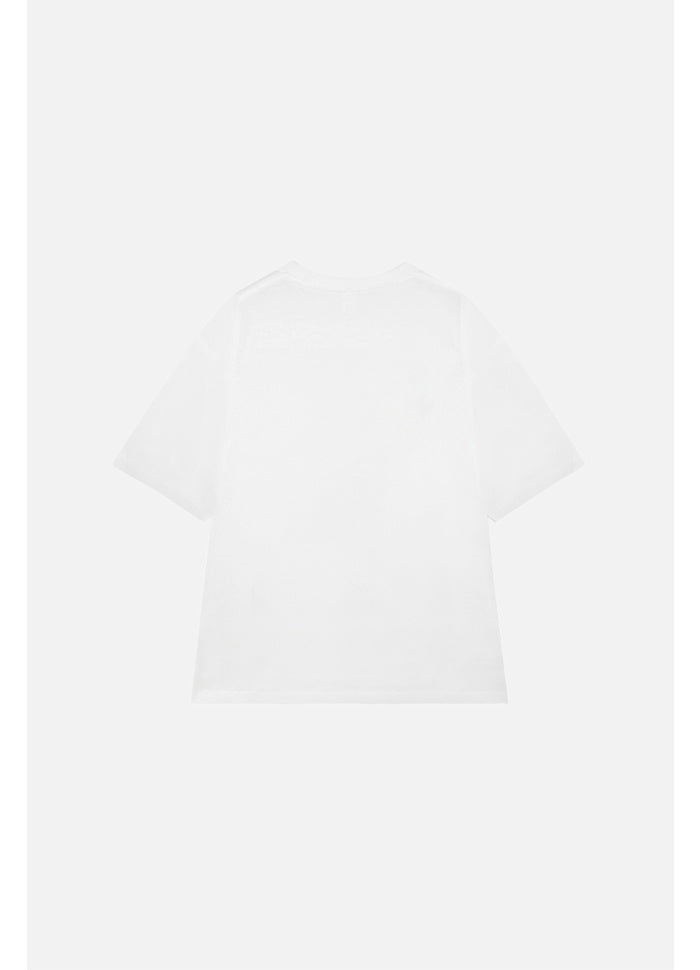 WON HUNDRED Italic Logo T-Shirt - White