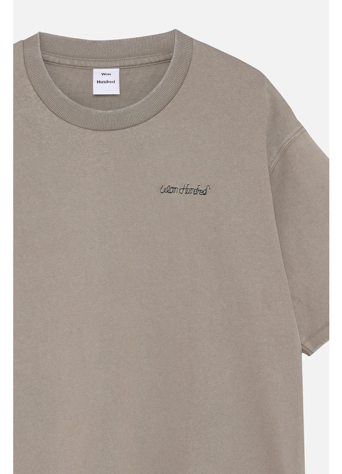 WON HUNDRED Italic Logo T-Shirt - Fallen Rock