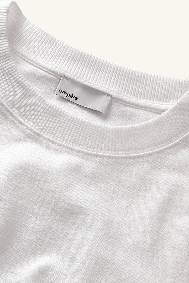 AMPÈRE August Dry Jersey OE Tee – White