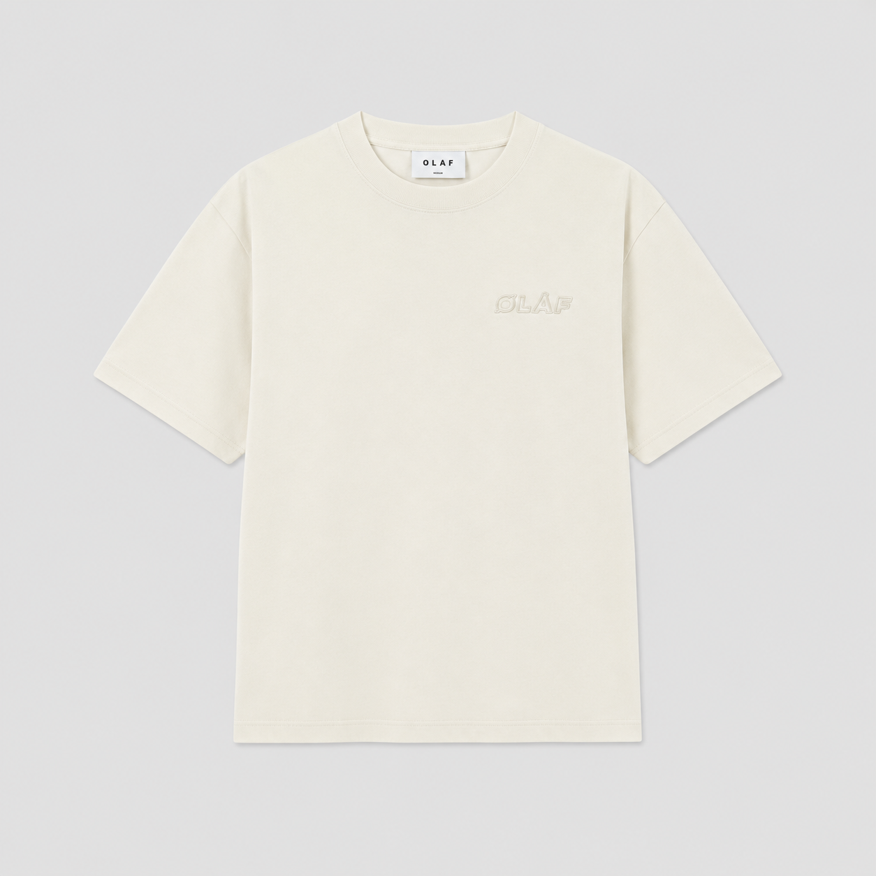 OLAF Heavyweight Studio Tee – Optical White