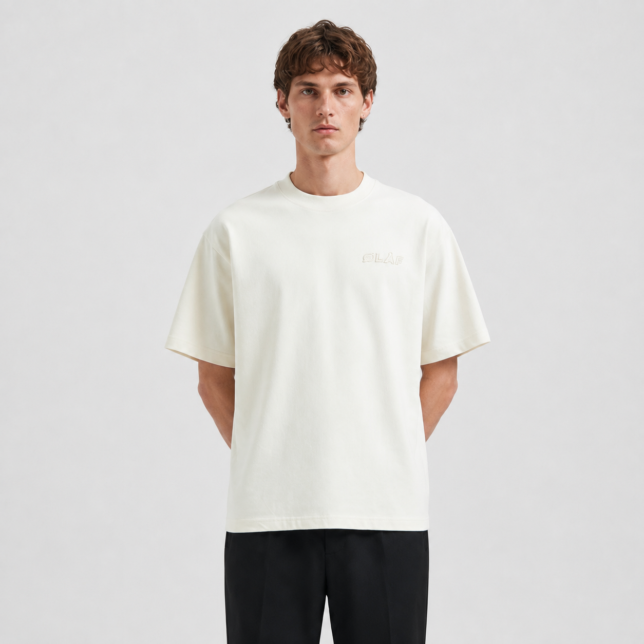 OLAF Heavyweight Studio Tee – Optical White
