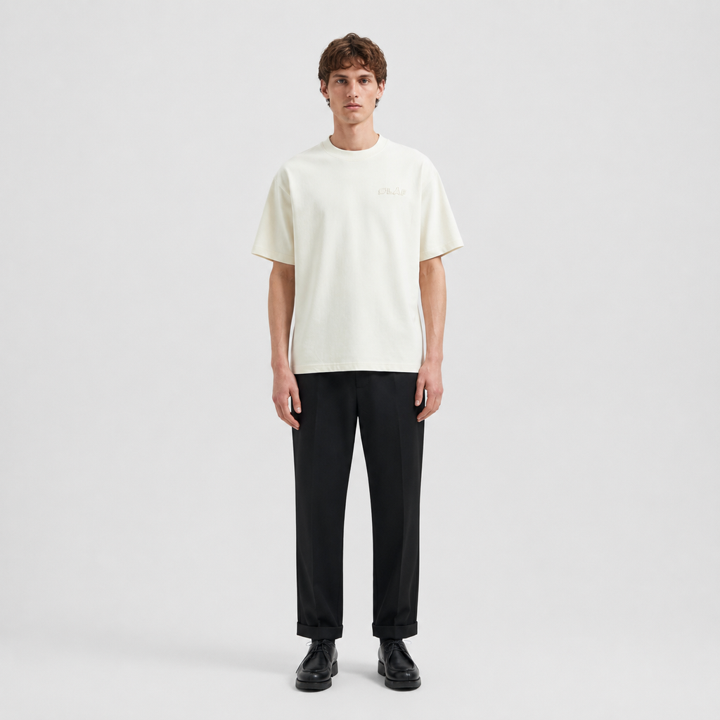OLAF Heavyweight Studio Tee – Optical White