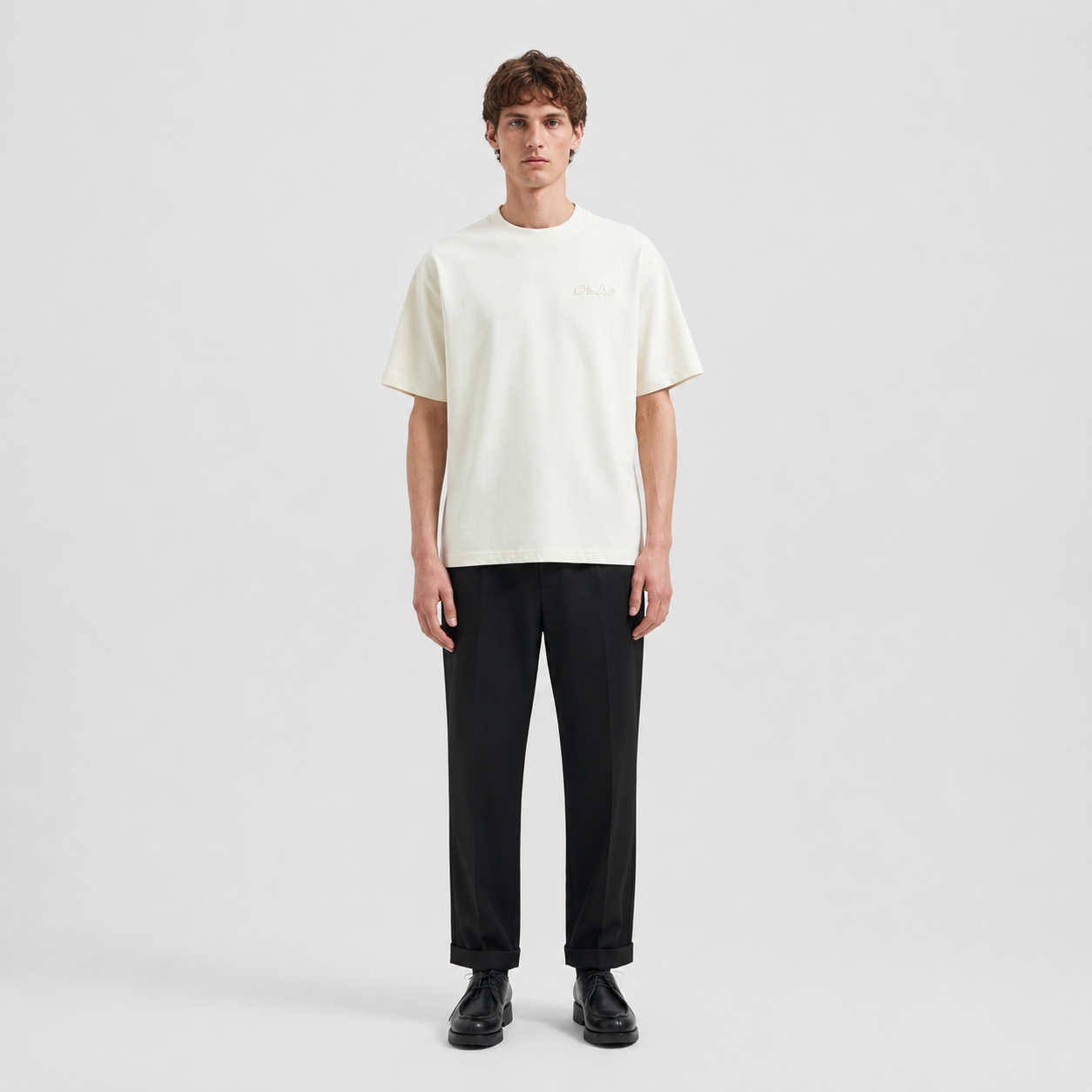 OLAF Heavyweight Studio Tee – Optical White