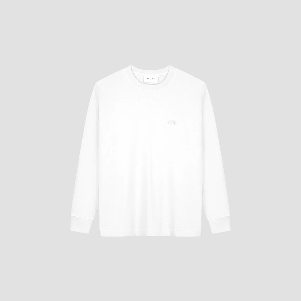 OLAF Signature LS Tee - Optical White