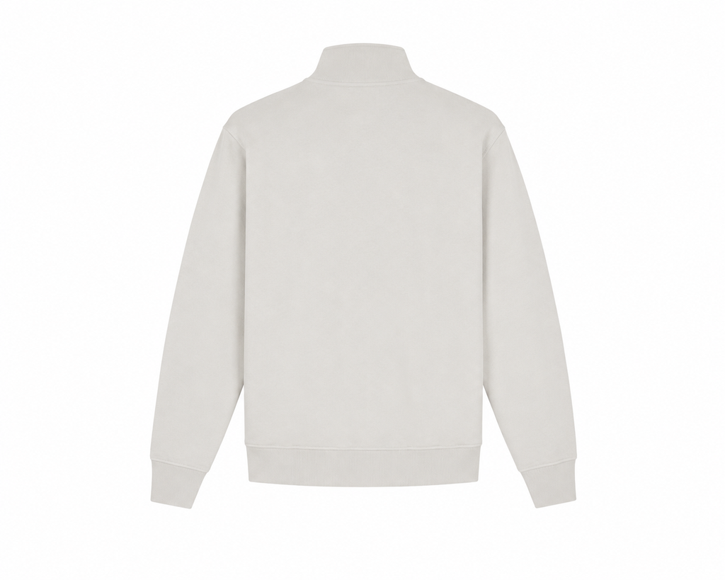 OLAF Signature Zip Mock – Cement