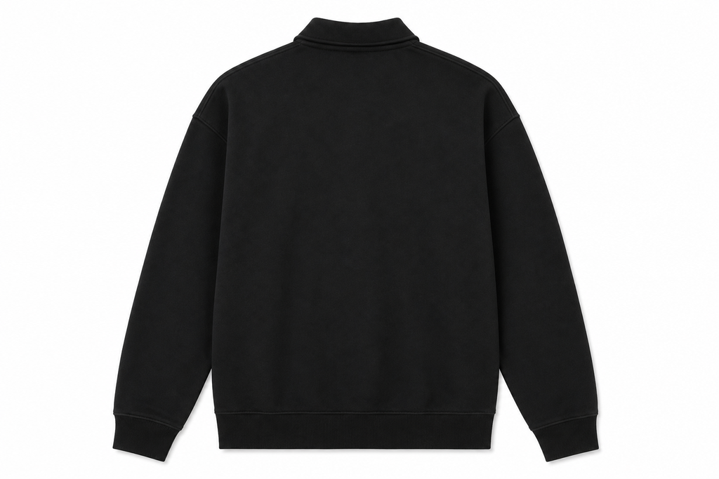 OLAF Signature Oversized Polo – Black