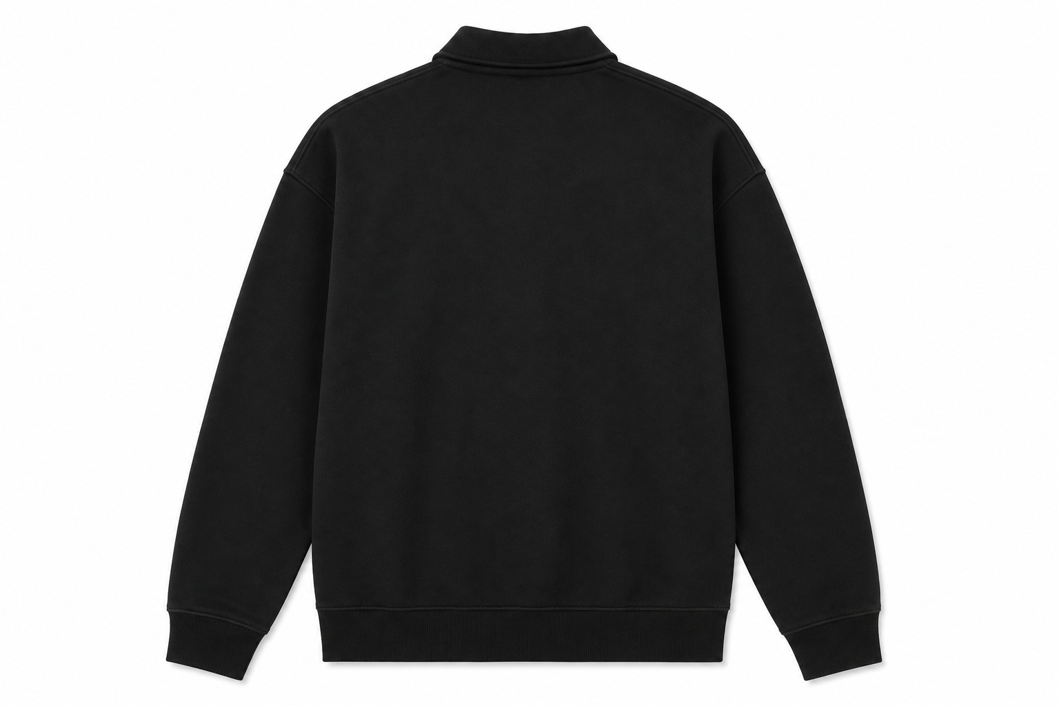 OLAF Signature Oversized Polo – Black