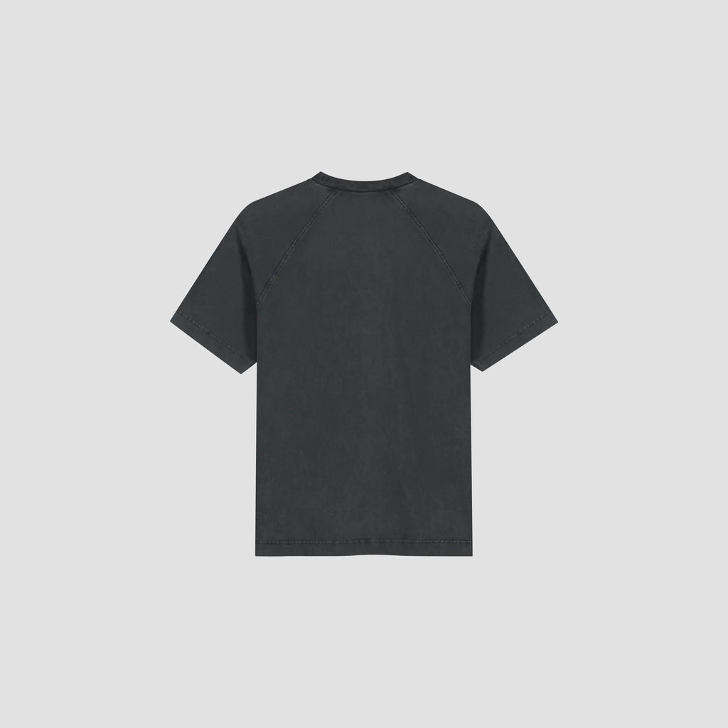 OLAF Washed Signature Tee – Charcoal