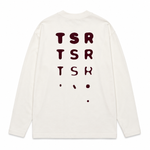 The Savage Report TSR Optic Longsleeve - Off White / Red Mahogany