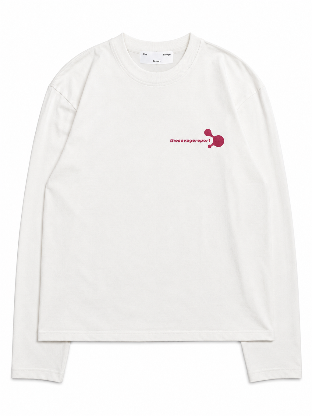 The Savage Report Blob Longsleeve – Off White