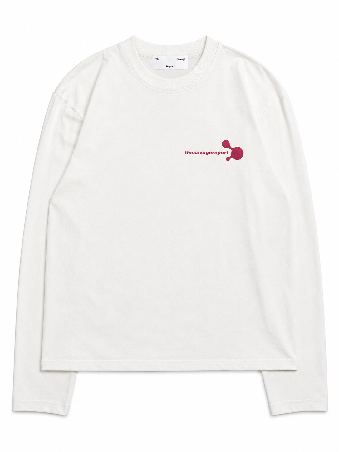 The Savage Report Blob Longsleeve – Off White