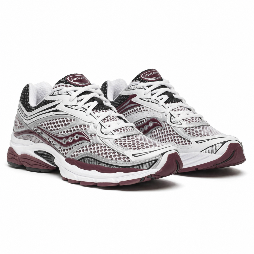 Saucony ProGrid Omni 9 OG – White/Maroon