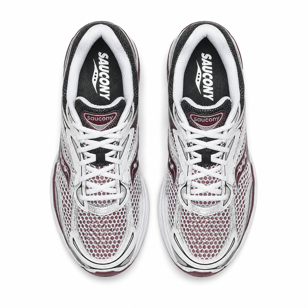 Saucony ProGrid Omni 9 OG – White/Maroon