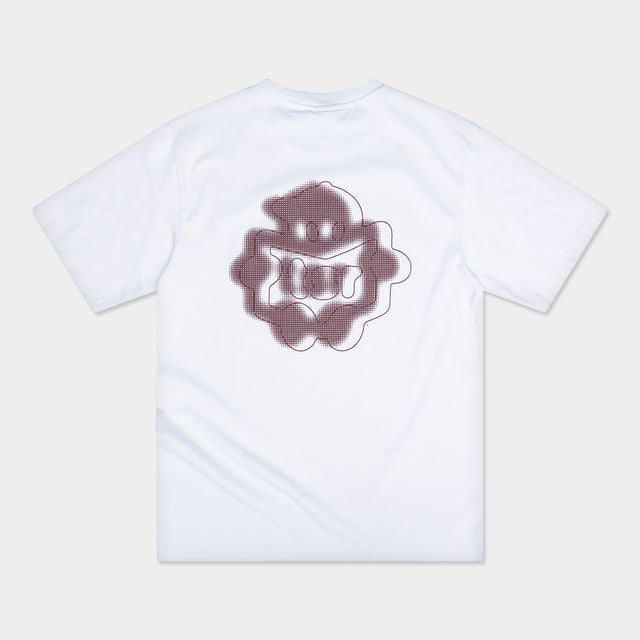The Savage Report Little Man Sprayed Tee – White