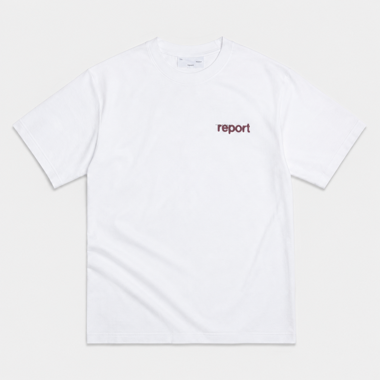 The Savage Report Little Man Sprayed Tee – White