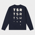 The Savage Report TSR Optic Longsleeve – Navy / Off White
