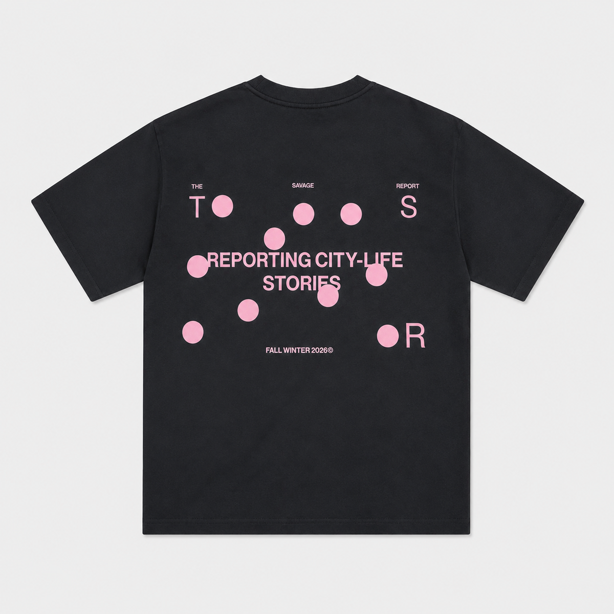 The Savage Report Hole Puncher Tee – Charcoal