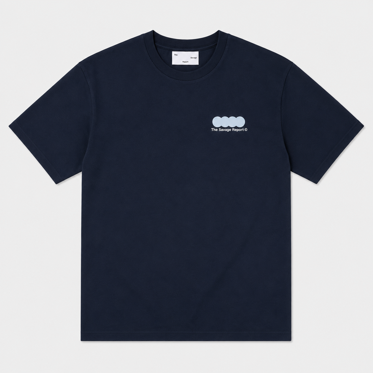 The Savage Report 12 Dots Tee – Navy