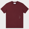 The Savage Report Logo Bar T-Shirt – Red Mahogany