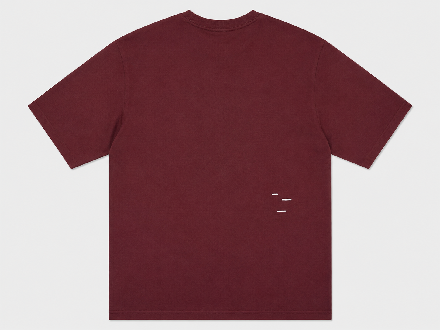 The Savage Report Logo Bar T-Shirt – Red Mahogany
