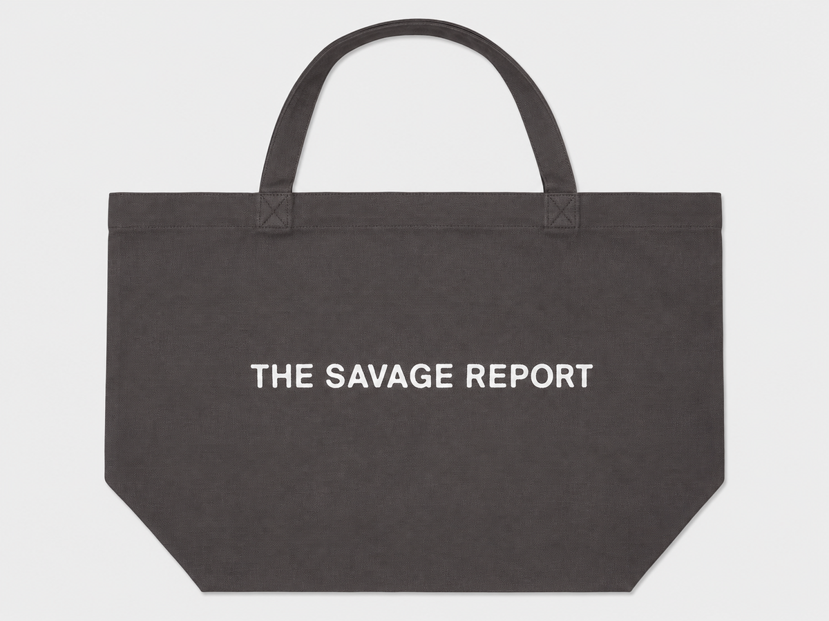 The Savage Report TSR Totebag – Brown / Grey
