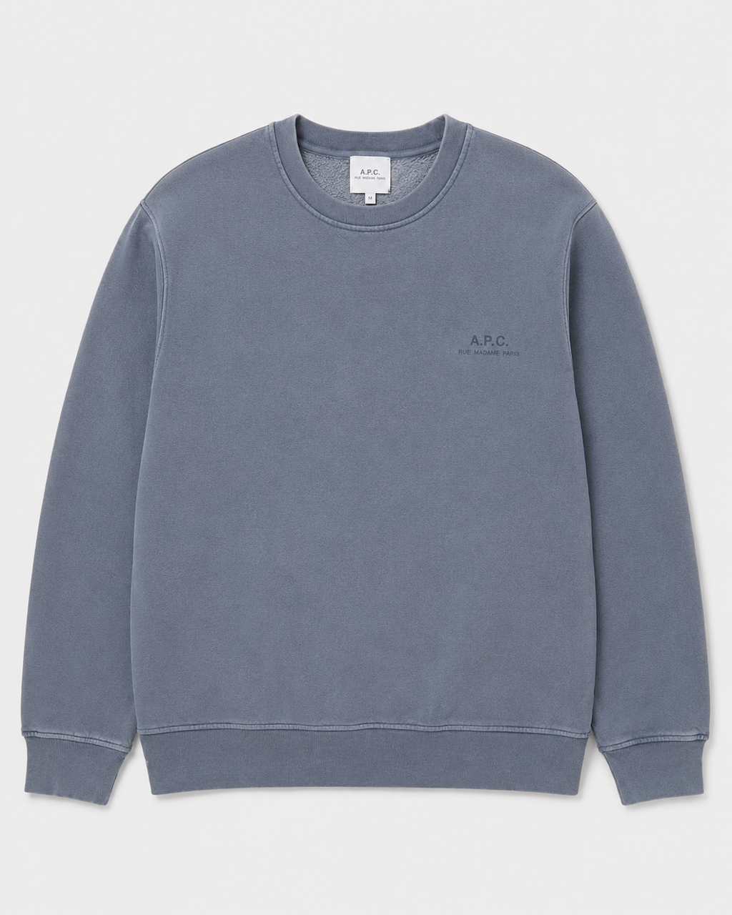 A.P.C. Fernando GOTS Sweatshirt – Bleu Gris