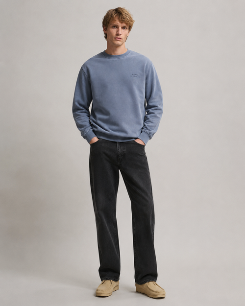 A.P.C. Fernando GOTS Sweatshirt – Bleu Gris