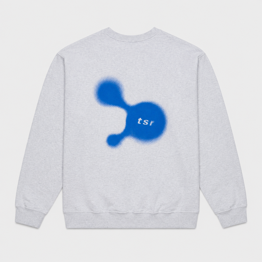 The Savage Report Blob Sweater – Light Grey Melange