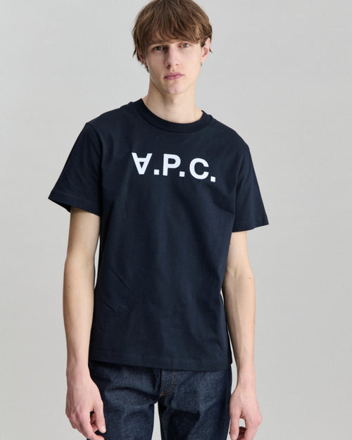 A.P.C. Standard Grand VPC T-Shirt – Dark Navy / Ecru