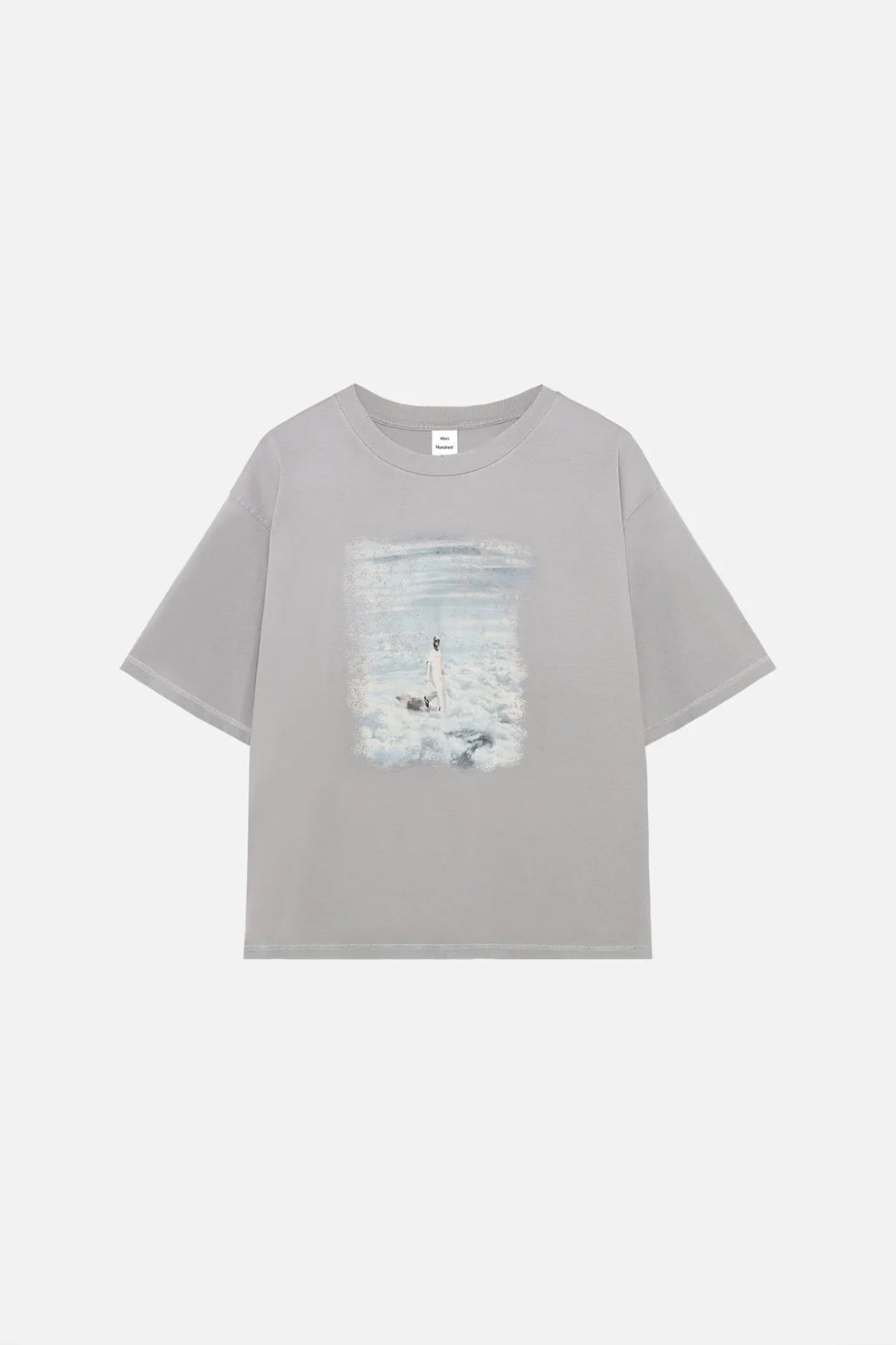 Won Hundred Houston Sky Walk T-Shirt Titanium Grey