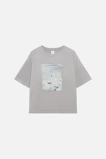 Won Hundred Houston Sky Walk T-Shirt Titanium Grey