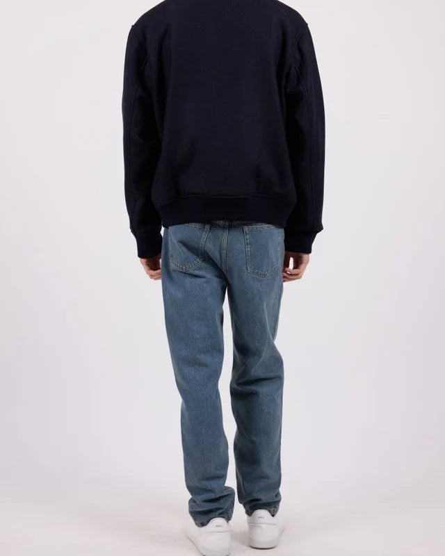 A.P.C. Charlie Short Wool Jacket – Dark Navy