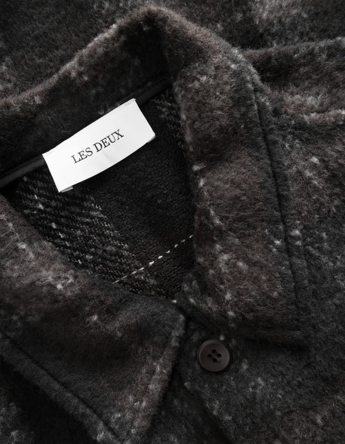 LES DEUX JAYCE OVERSHIRT 2.0 - BLACK – afbeelding 3
