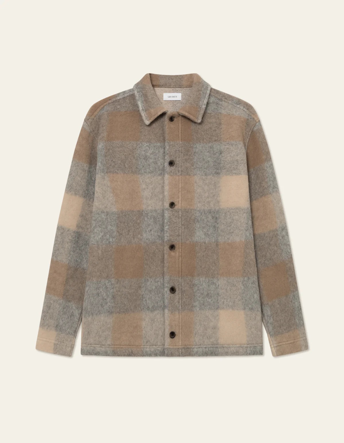 LES DEUX | JERMAINE OVERSHIRT - LIGHT DESERT SAND