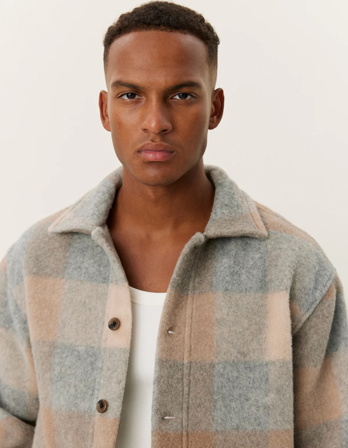LES DEUX | JERMAINE OVERSHIRT - LIGHT DESERT SAND