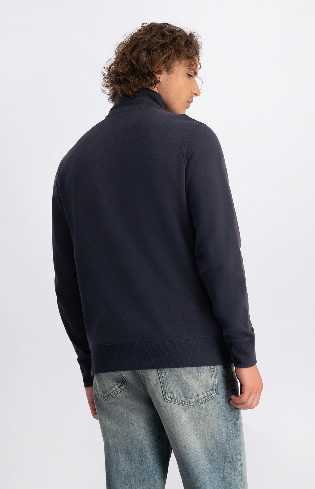 Law Of The Sea Mind Half Zip Sweat - Sky Captain