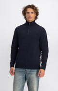 Law Of The Sea Mind Half Zip Sweat - Sky Captain