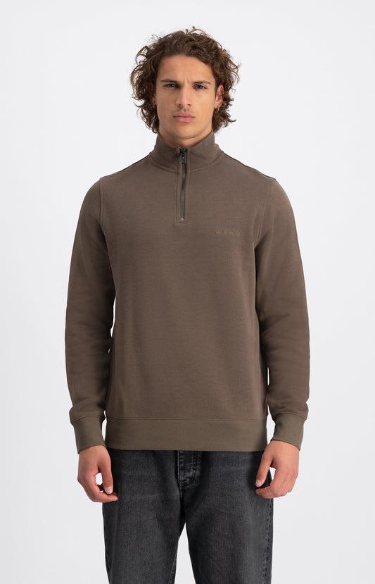 Law Of The Sea Mind Half zip Sweat - Canteen