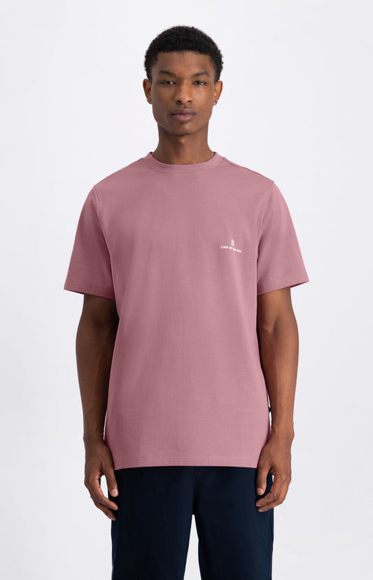 Law of the Sea Law Logo T-Shirt - Nostalgia Rose
