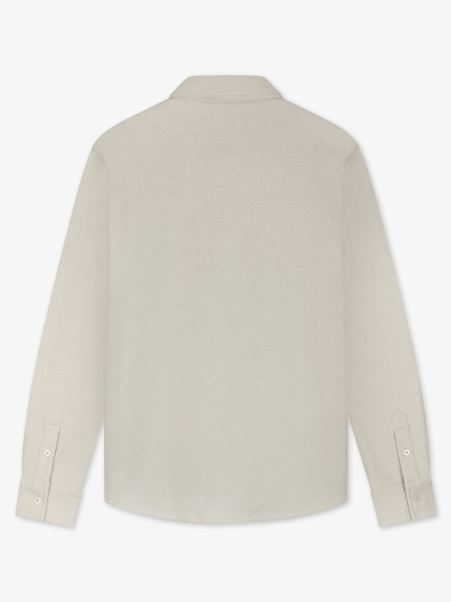 Law Of The Sea Troy Soft Herringbone Shirt - Sand