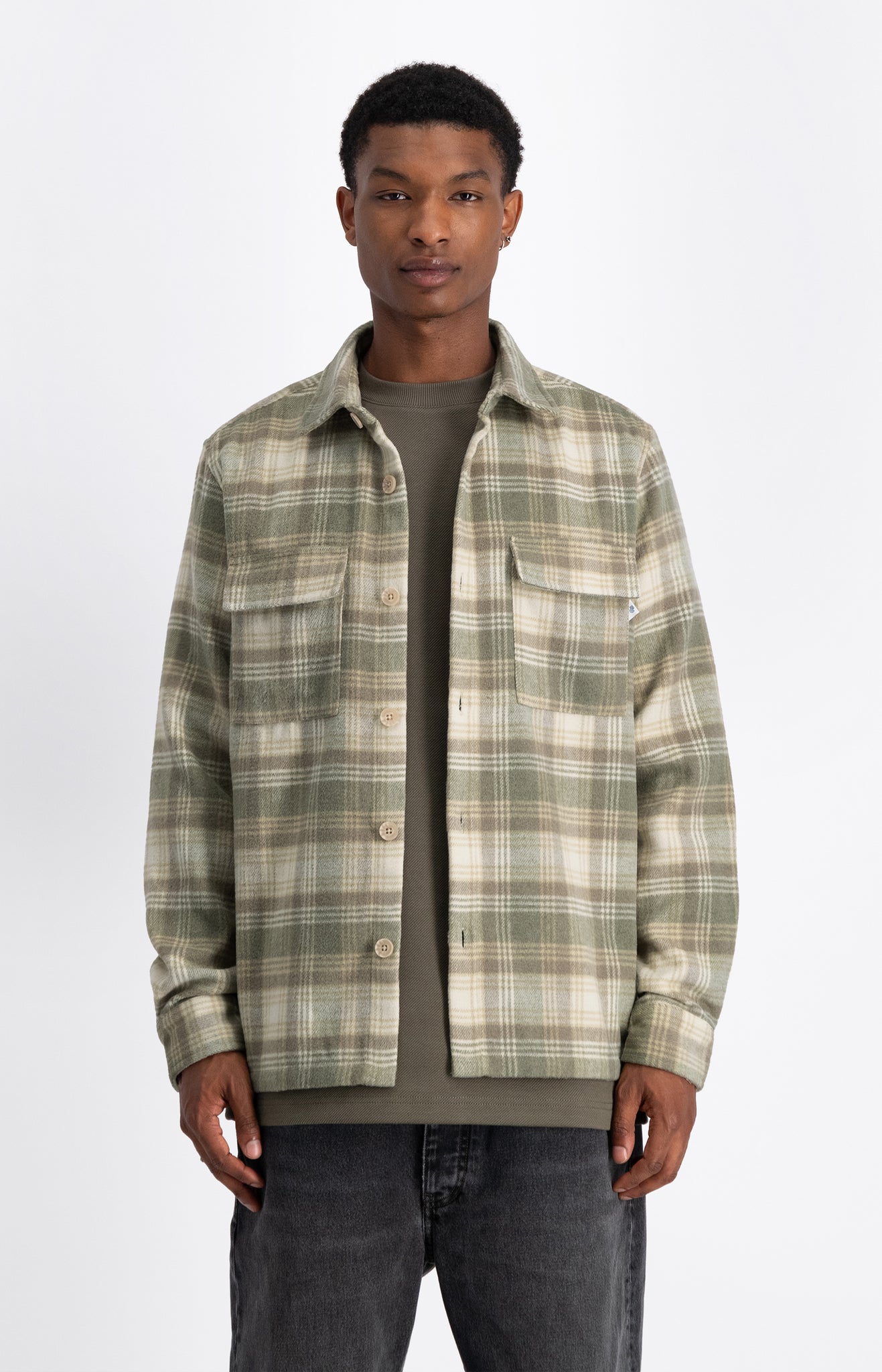 Law Of The Sea Hardi Check Shirt - Aluminium