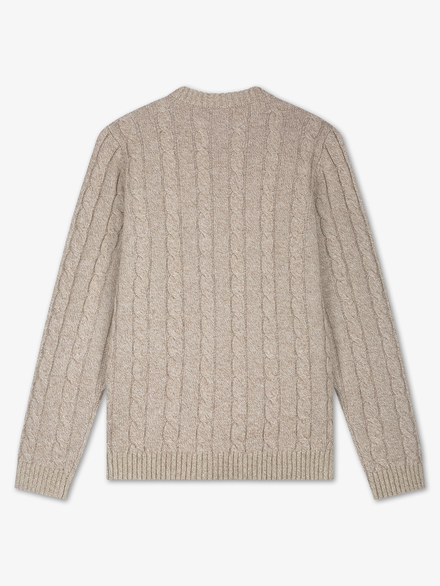 LAW OF THE SEA | KIARA CABLE KNIT CREWNECK - ALUMINIUM