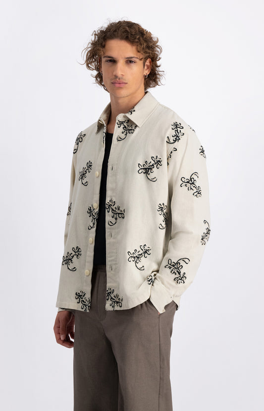 Law of the Sea Haddock Shirt - Parchement/Black