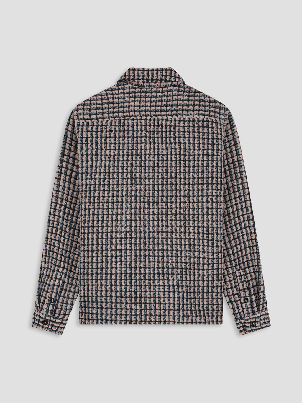 Law of the Sea Sounder Yarn Dyed Check Overshirt – Elderberry